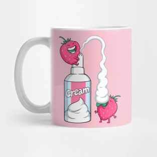 Strawberries with cream Mug